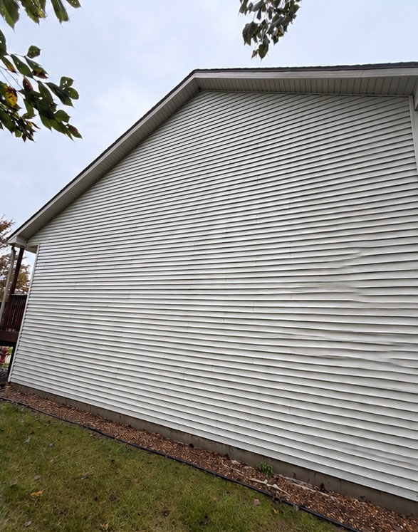 House soft washing — after Spotless Wash restoration