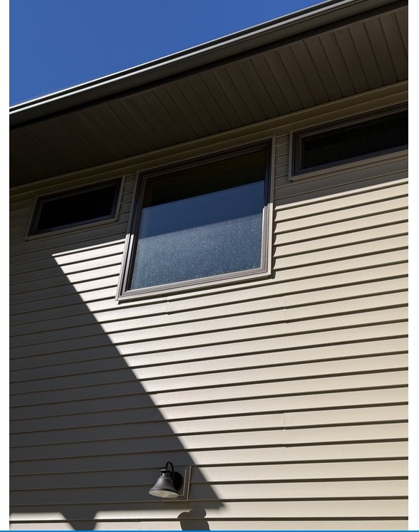 House & exterior window cleaning — before cleaning or restoration