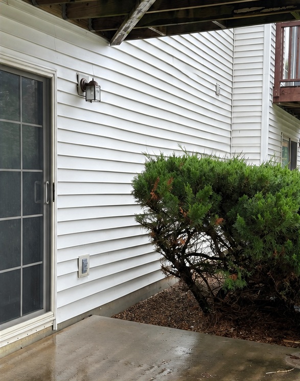 House & patio cleaning — after Spotless Wash restoration