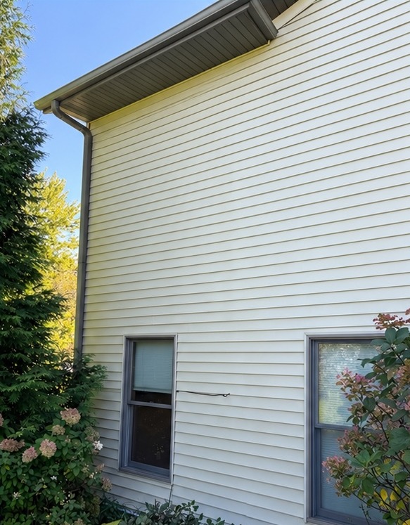 House soft washing — after Spotless Wash restoration
